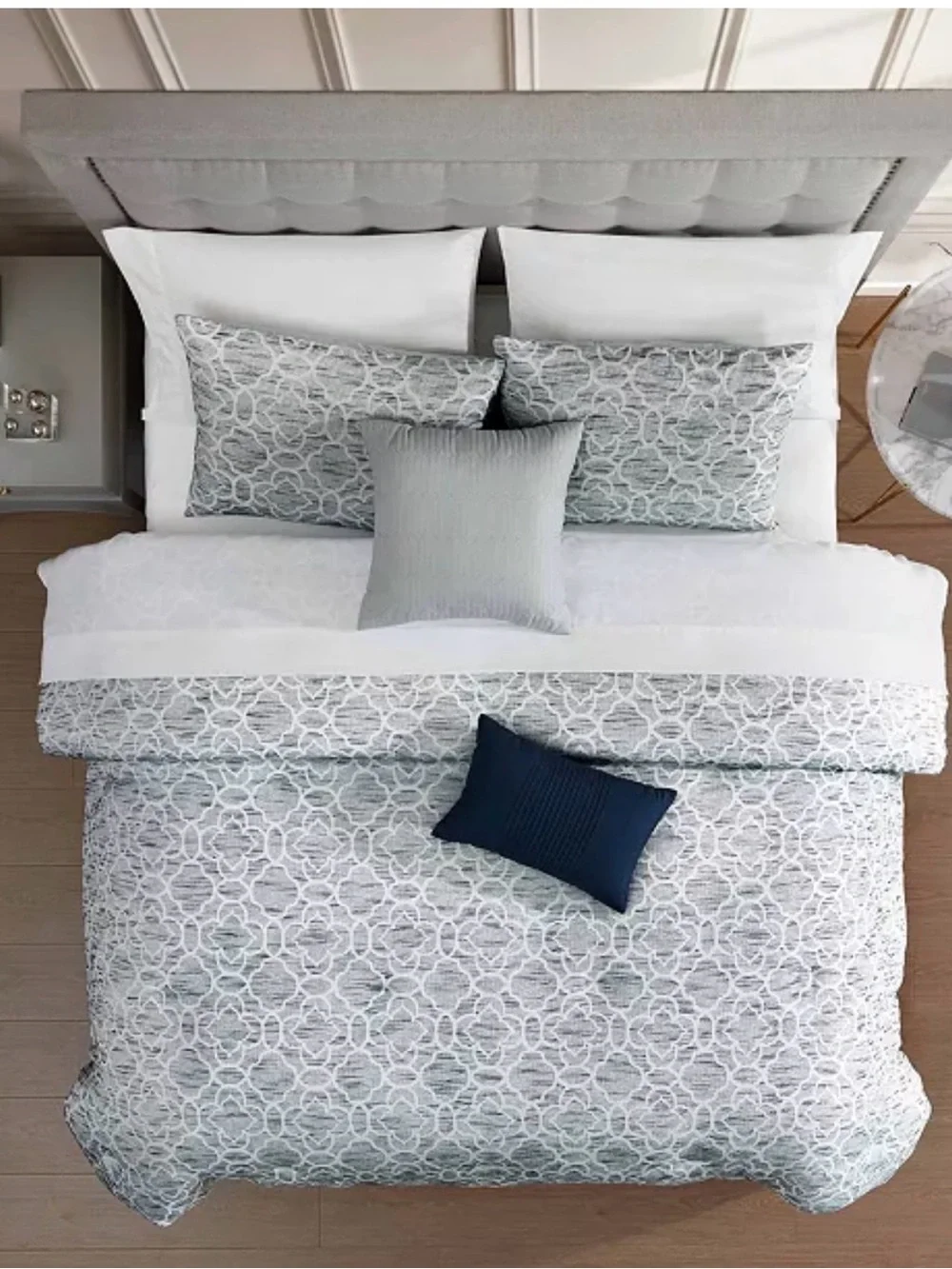 Macy’s Benton Geometric 9-Pc. Comforter Set, King